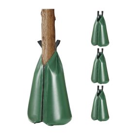 VEVOR Tree Watering Bag Slow Release 4 Pack 20 Gallons, Water Bags for Trees, Refillable Tree Drip Irrigation Bags with Zipper
