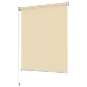 Outdoor Roller Blind 55.1"x90.6" Cream